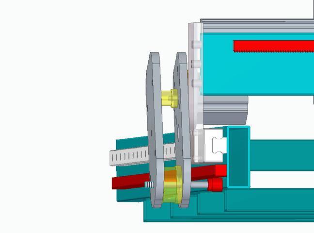 screenshot of 3d modelling motor mount