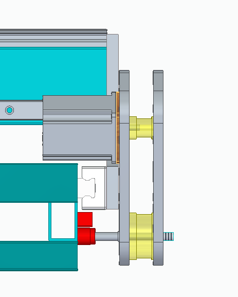 another screenshot of 3d modelling motor mount