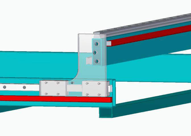another screenshot of 3d modelling mounted x axis